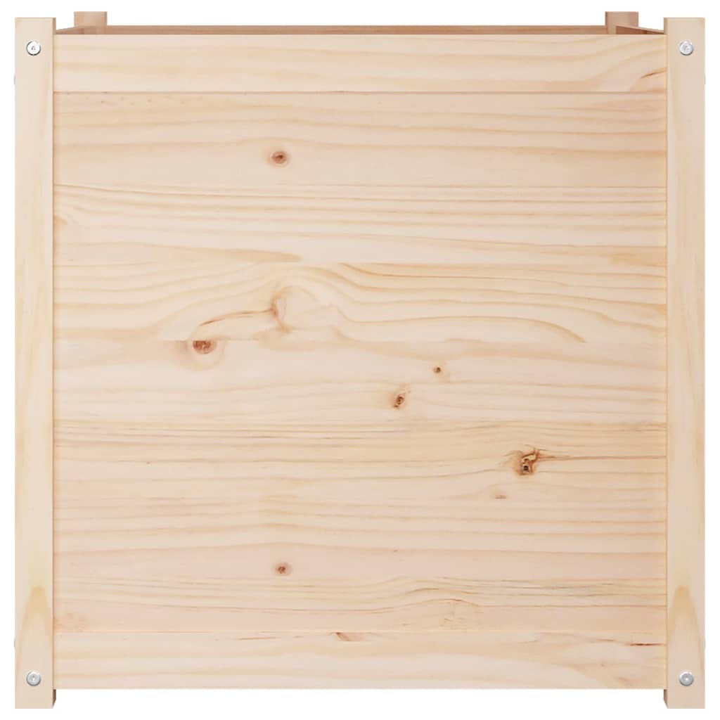 Pflanzkübel 70x70x70 cm Massivholz Kiefer