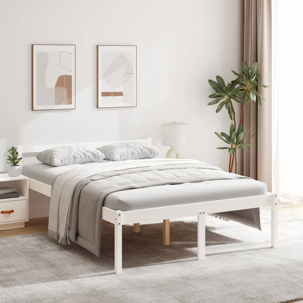 Seniorenbett 140x190 cm Massivholz Kiefer