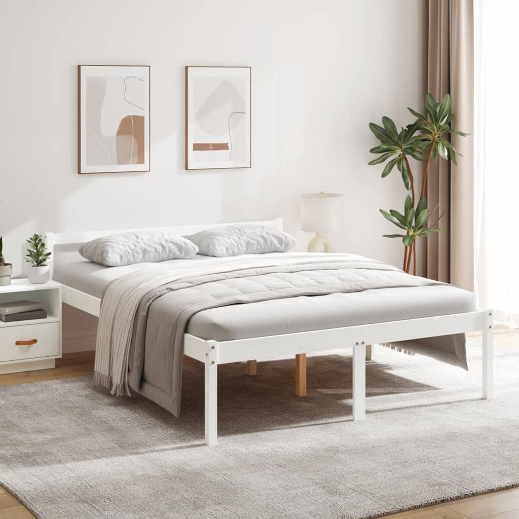 Seniorenbett 140x190 cm Massivholz Kiefer