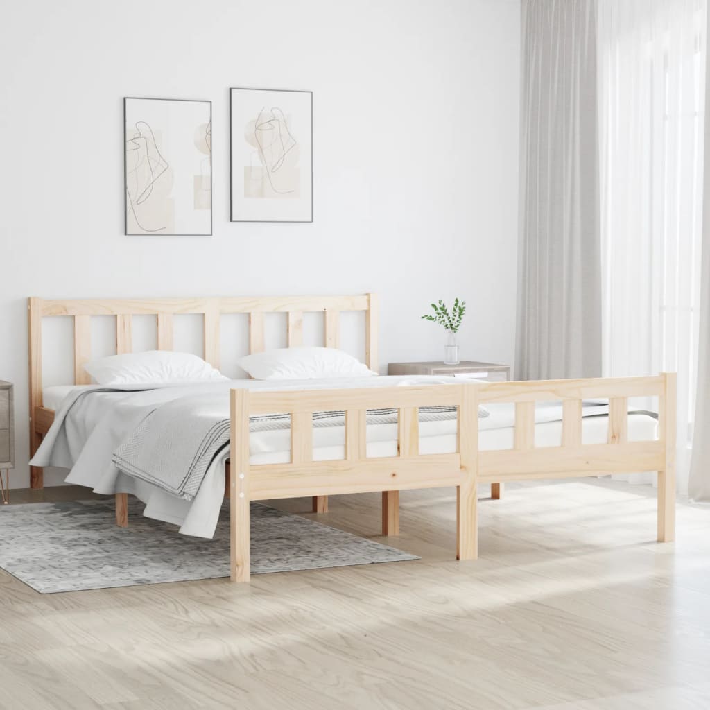 Massivholzbett ohne Matratze
