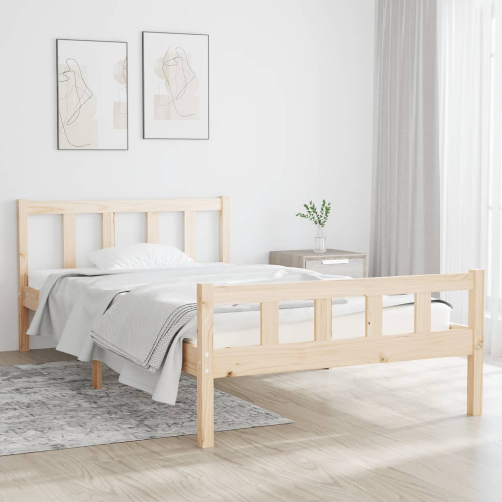 Massivholzbett ohne Matratze