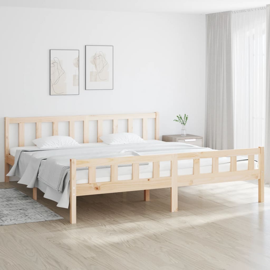 Massivholzbett ohne Matratze