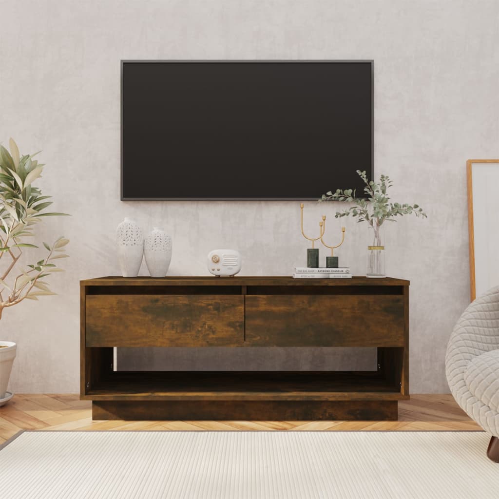 TV-Schrank Weiß 102x41x44 cm Holzwerkstoff