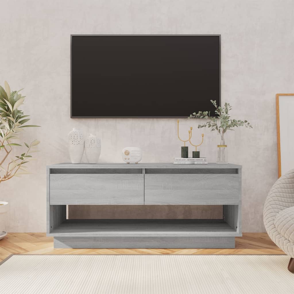 TV-Schrank Weiß 102x41x44 cm Holzwerkstoff