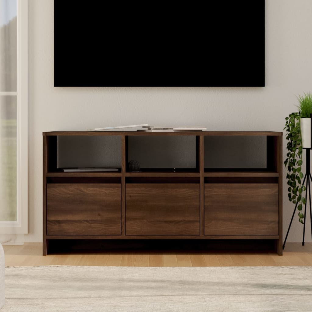 TV-Schrank Weiß 102x37,5x52,5 cm Holzwerkstoff