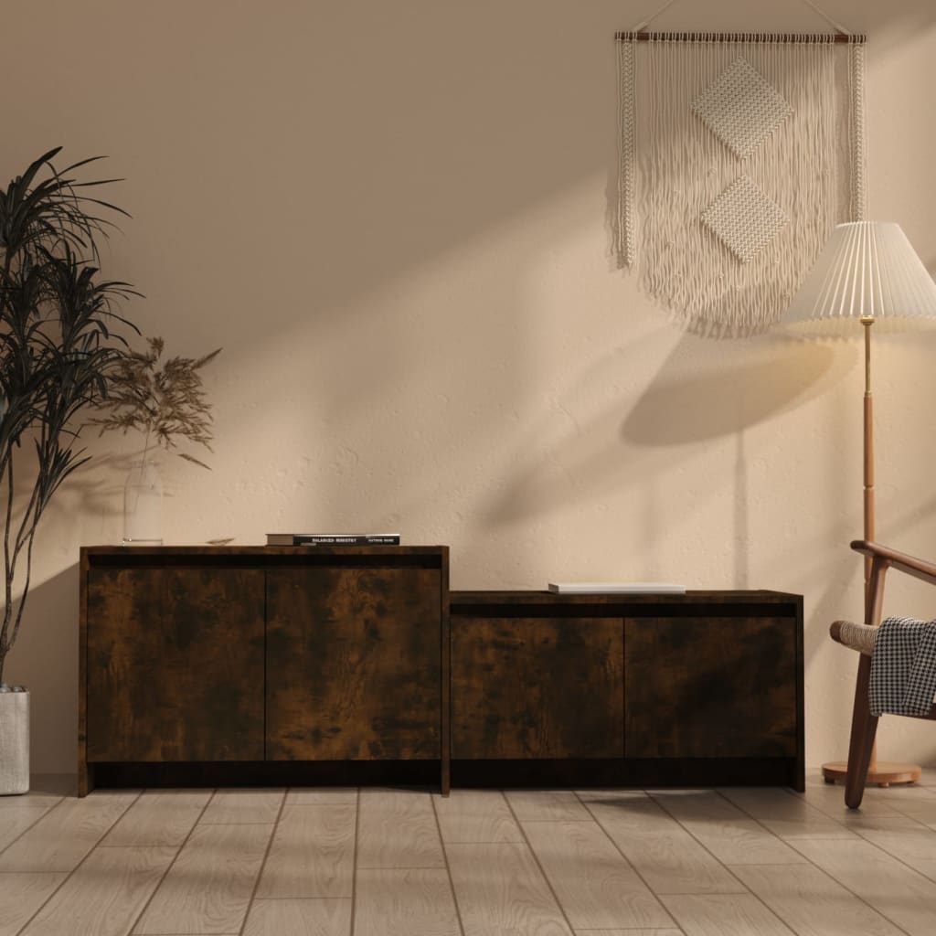 TV-Schrank Weiß 146,5x35x50 cm Holzwerkstoff