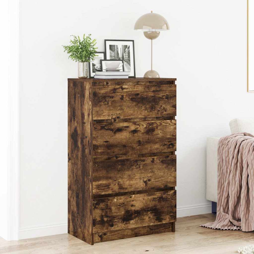 vidaXL Sideboard Weiß 60x35x98,5 cm Holzwerkstoff