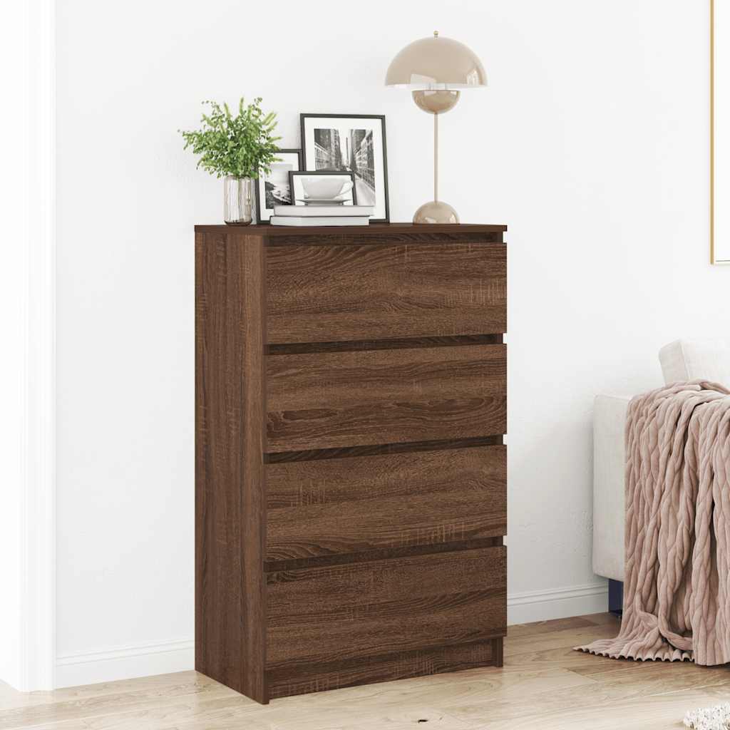vidaXL Sideboard Weiß 60x35x98,5 cm Holzwerkstoff