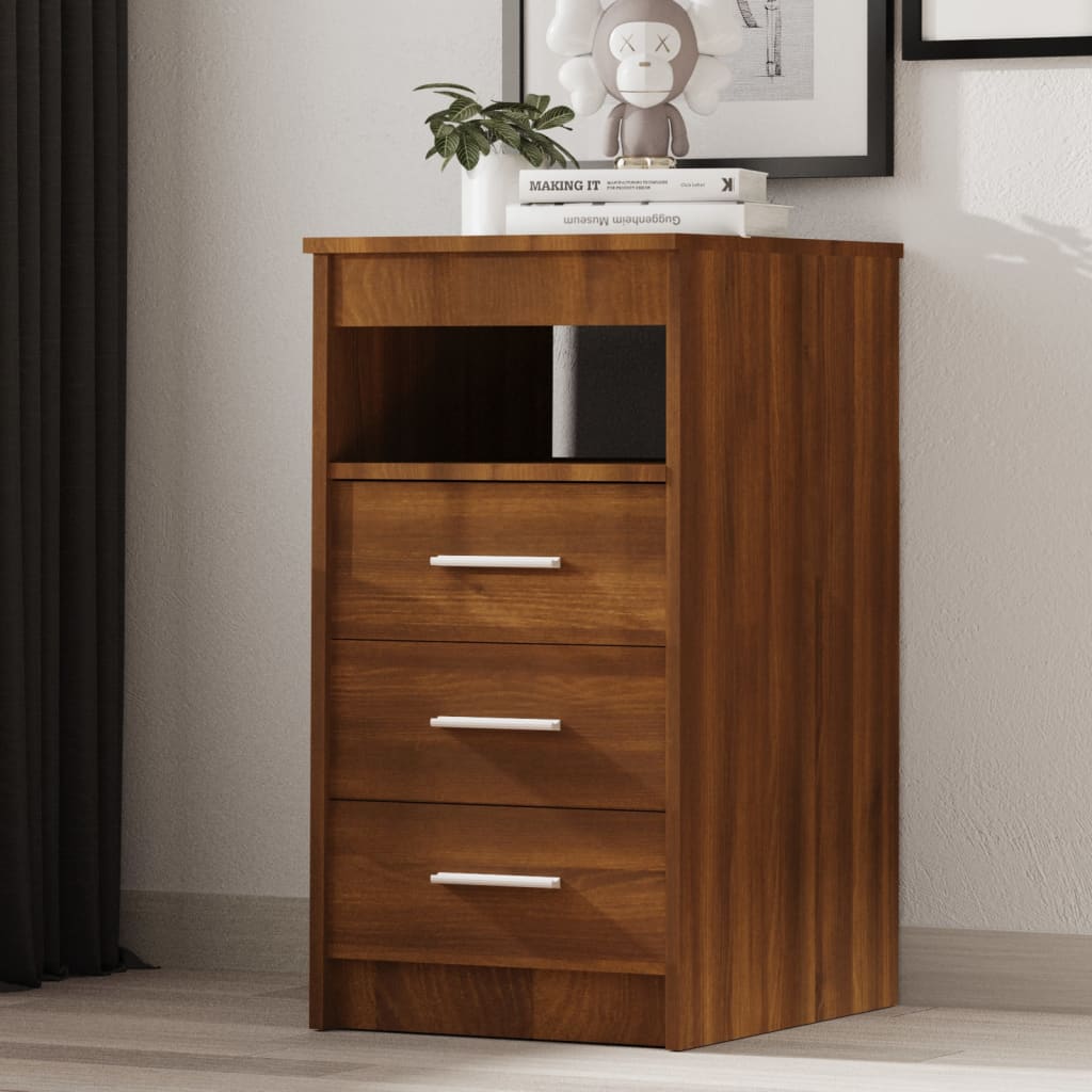 Sideboard mit Schubladen Weiß 40x50x76 cm Holzwerkstoff