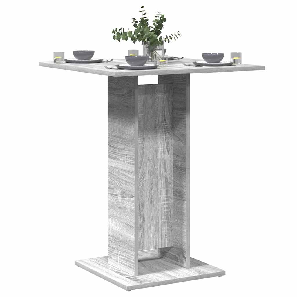 Bistrotisch Weiß 60x60x75 cm Holzwerkstoff