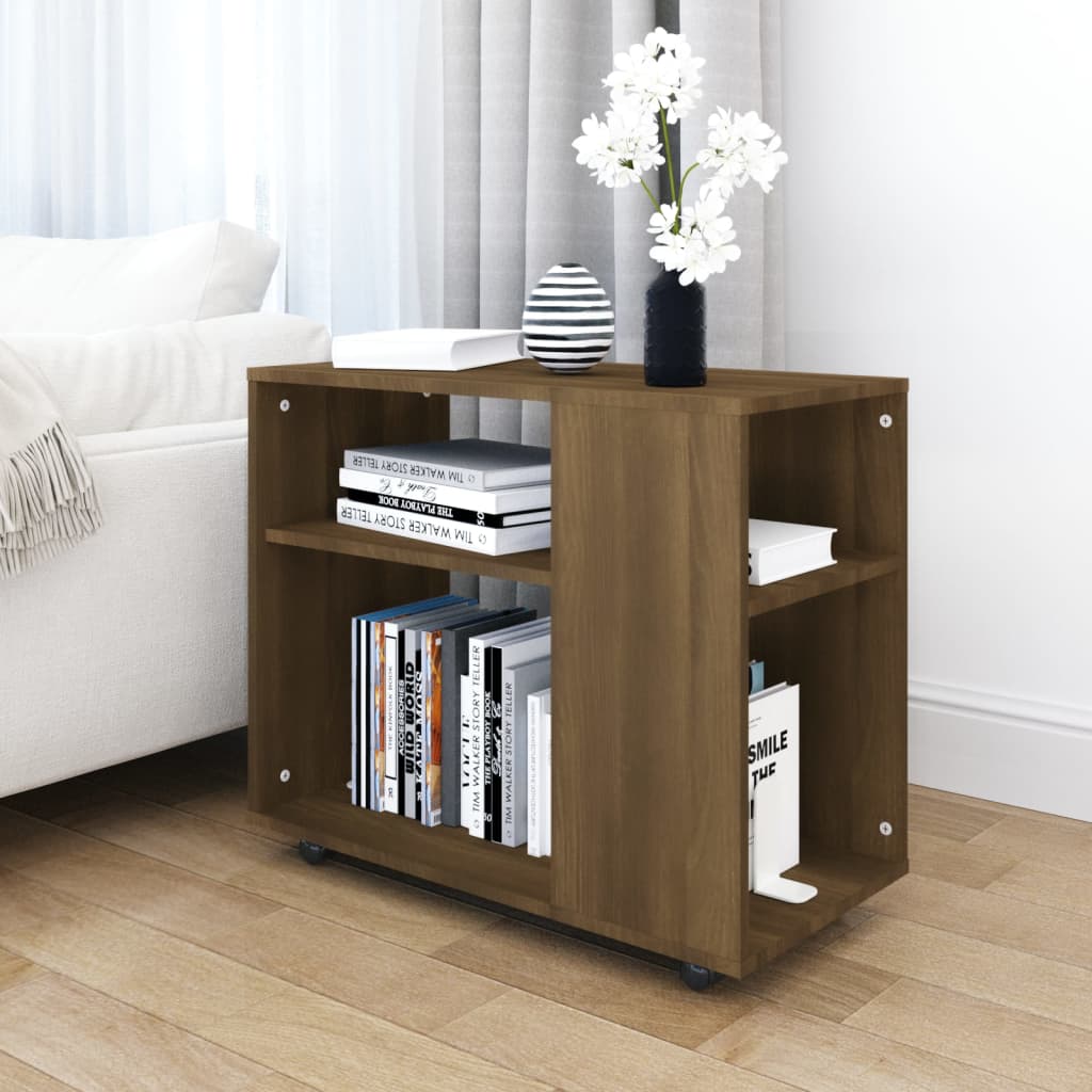 Beistelltisch Weiß 70x35x55 cm Holzwerkstoff