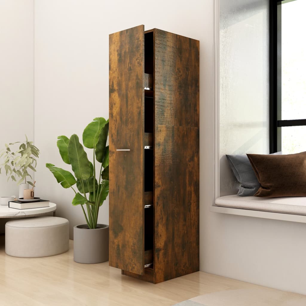 Apothekerschrank Weiß 30x42,5x150 cm Holzwerkstoff