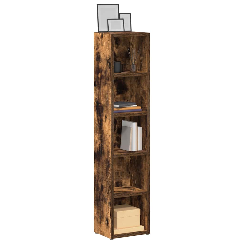 CD-Regale 2 Stk. Weiß 21x16x93,5 cm Holzwerkstoff