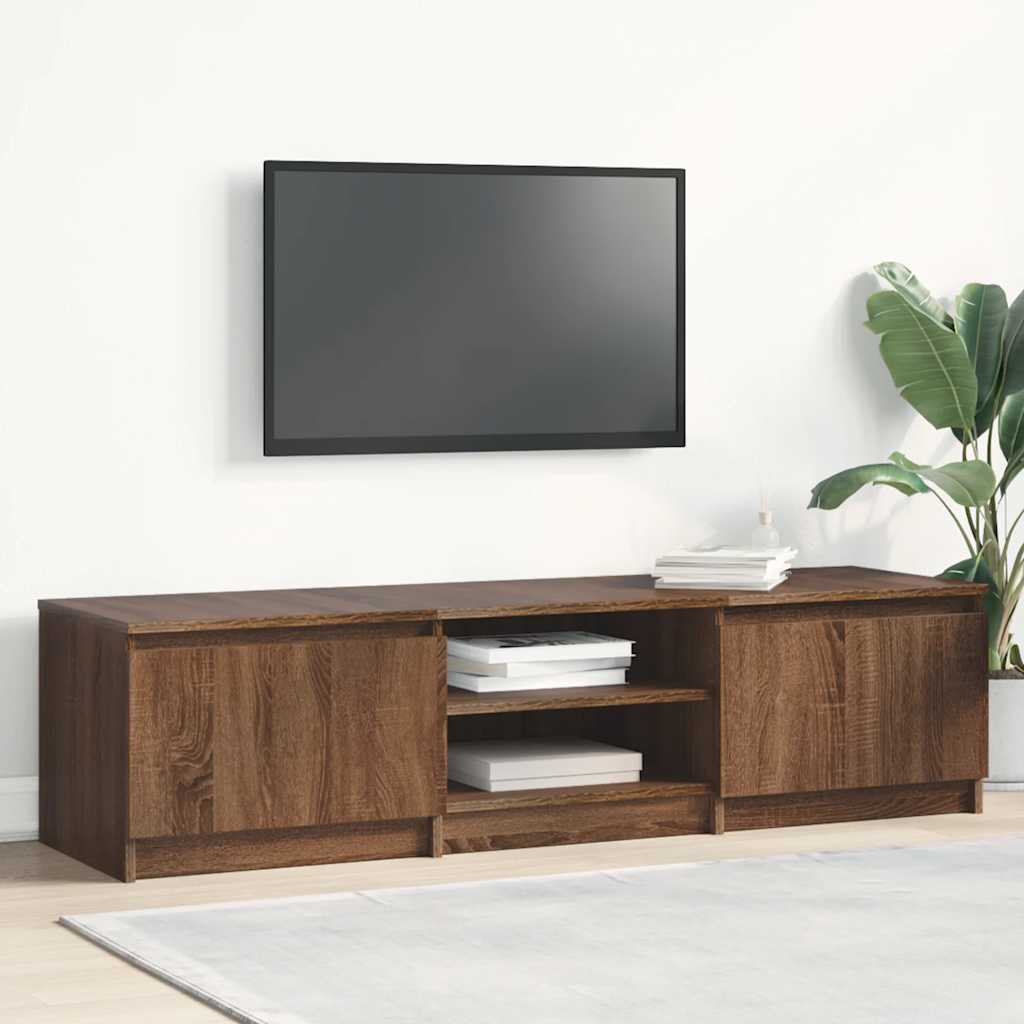 vidaXL TV-Schrank Weiß 140×40×35,5 cm Holzwerkstoff