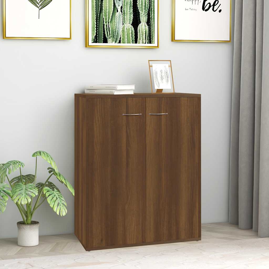 vidaXL Sideboard Weiß 60x30x75 cm Holzwerkstoff