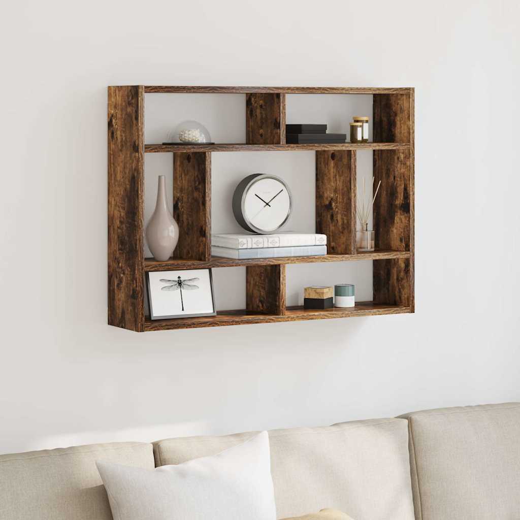 Wandregal Weiß 75x16x55 cm Holzwerkstoff