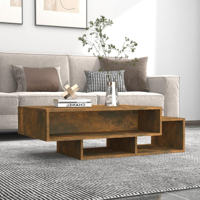 Couchtisch Weiß 105x55x32 cm Holzwerkstoff