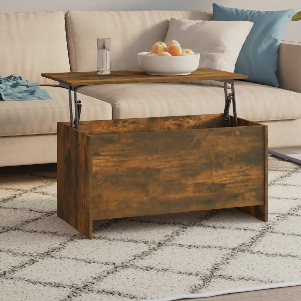 Couchtisch Weiß 102x55,5x52,5 cm Holzwerkstoff