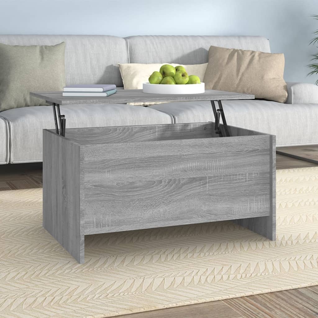 Couchtisch Weiß 102x55,5x52,5 cm Holzwerkstoff