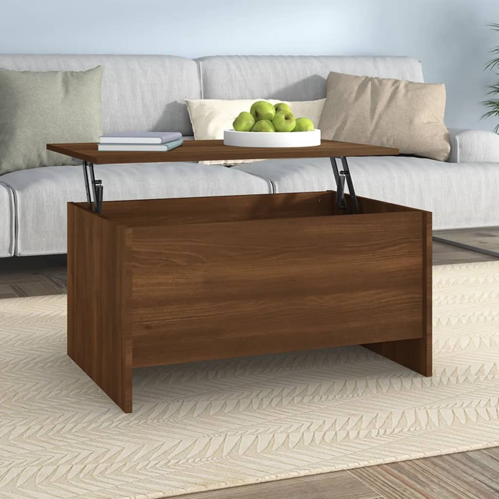 Couchtisch Weiß 102x55,5x52,5 cm Holzwerkstoff