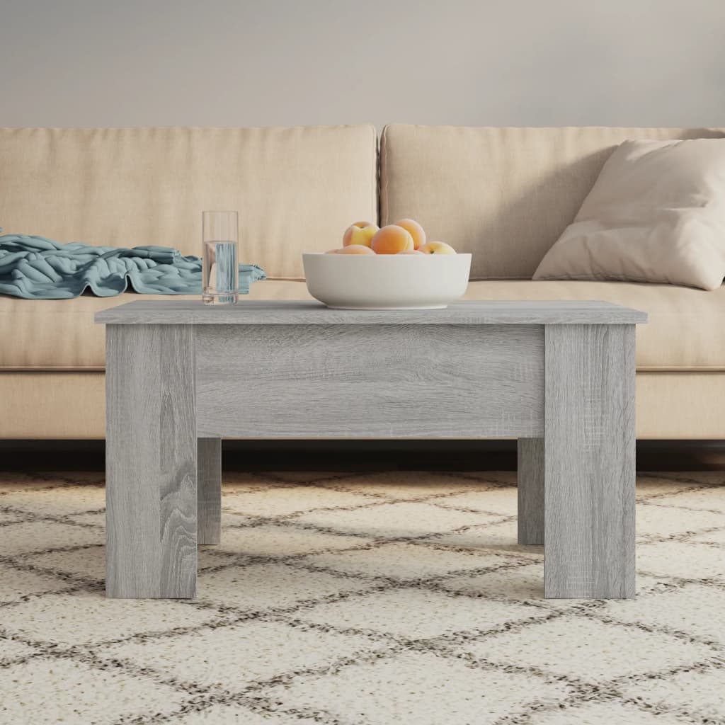Couchtisch Weiß 101x49x52 cm Holzwerkstoff