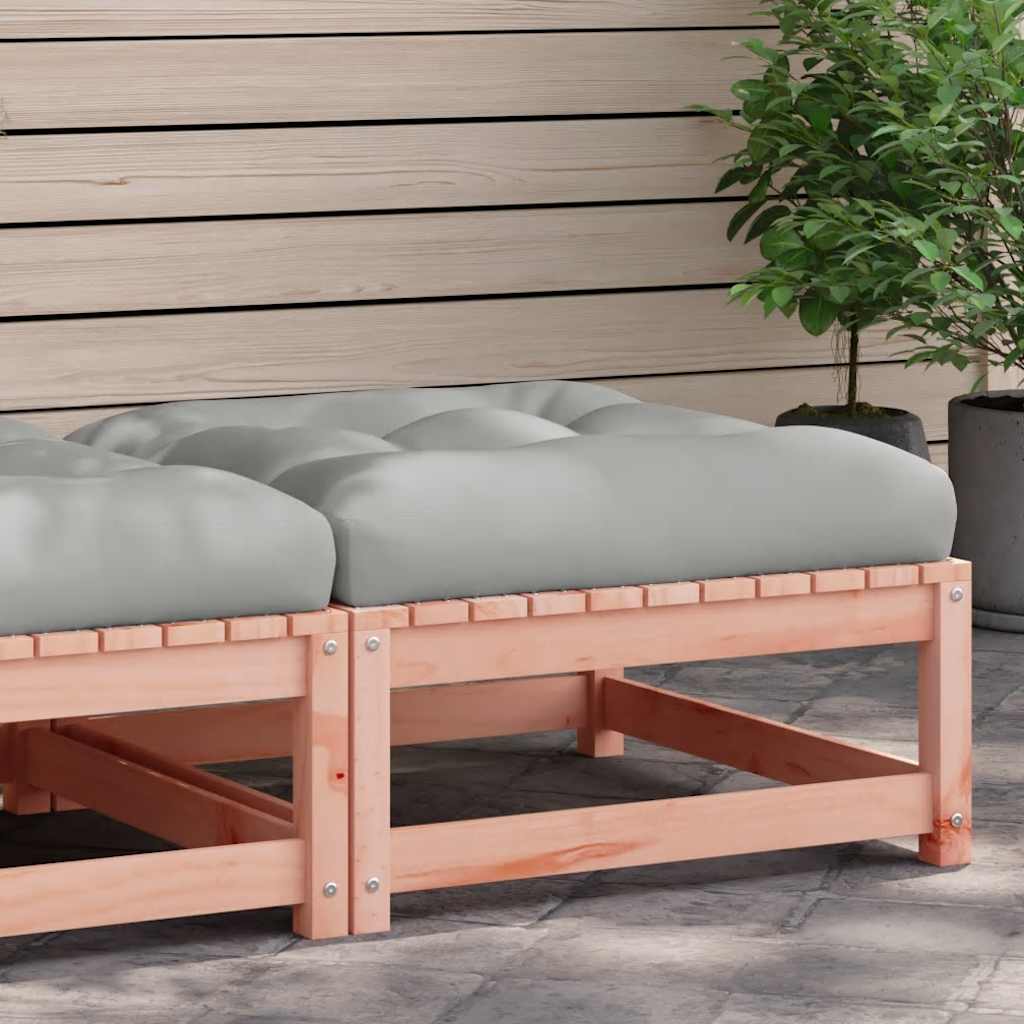 Gartensofa 2-Sitzer mit Kissen Kiefer Massivholz