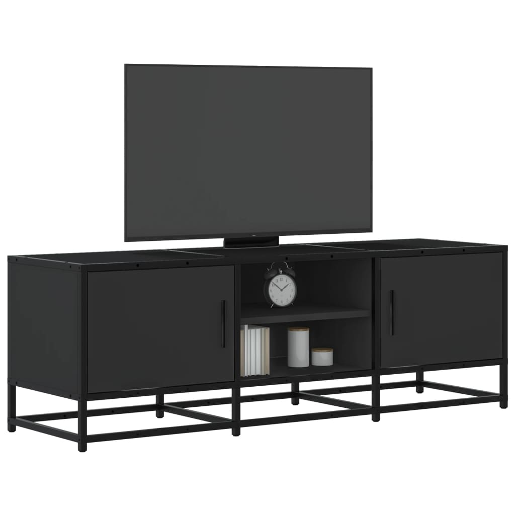 vidaXL TV-Schrank Schwarz 180x35x41 cm Holzwerkstoff