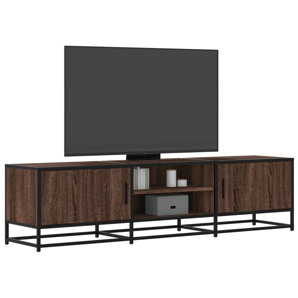 vidaXL TV-Schrank Schwarz 180x35x41 cm Holzwerkstoff