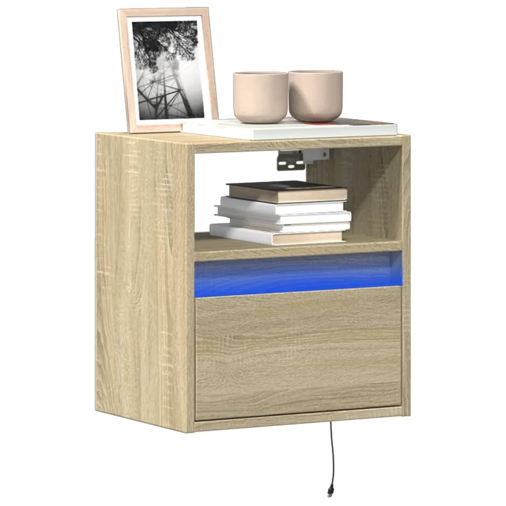 vidaXL TV-Wandschrank mit LED Weiß 180x31x45 cm