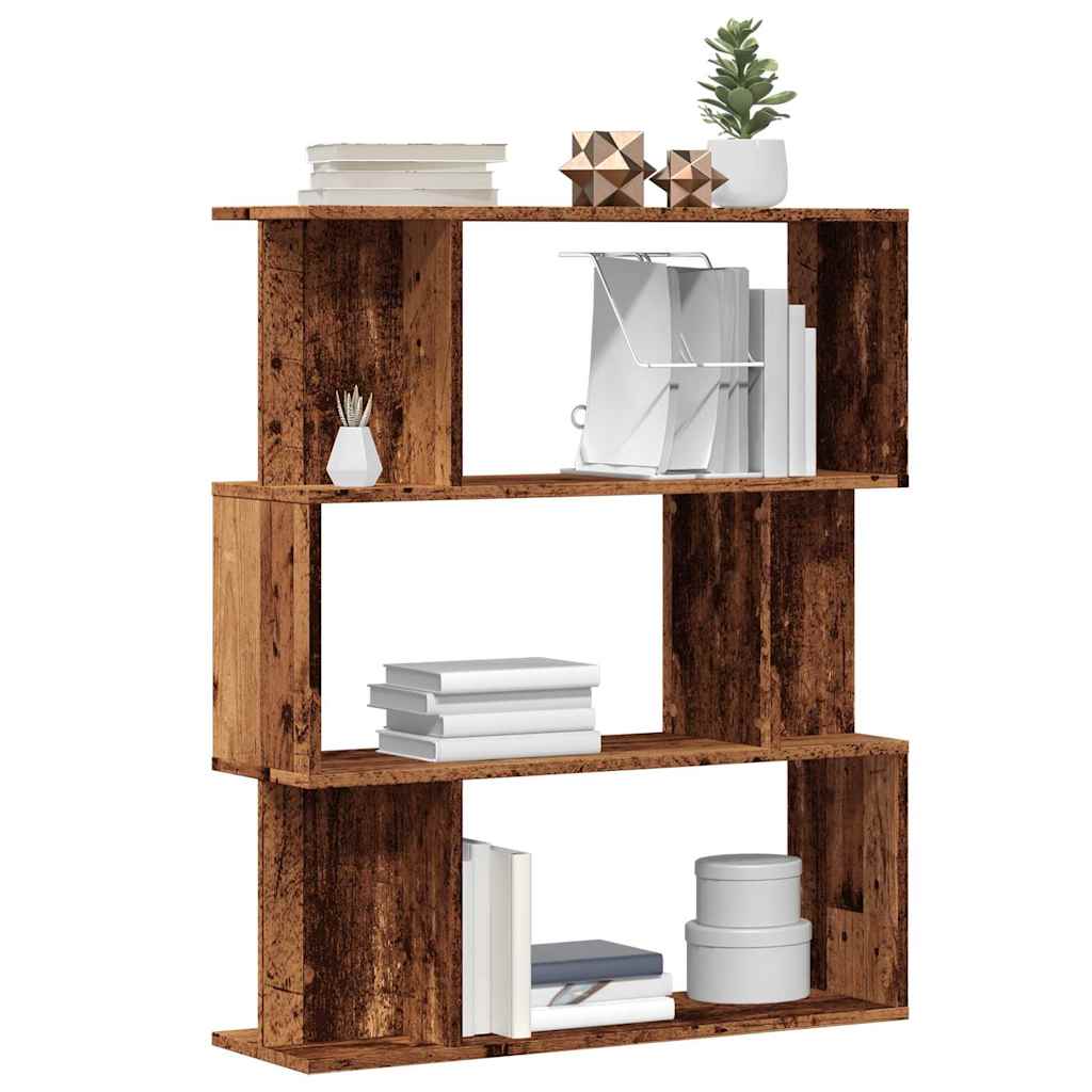 vidaXL Bücherregal/Raumteiler Weiß 80x24x96 cm Holzwerkstoff