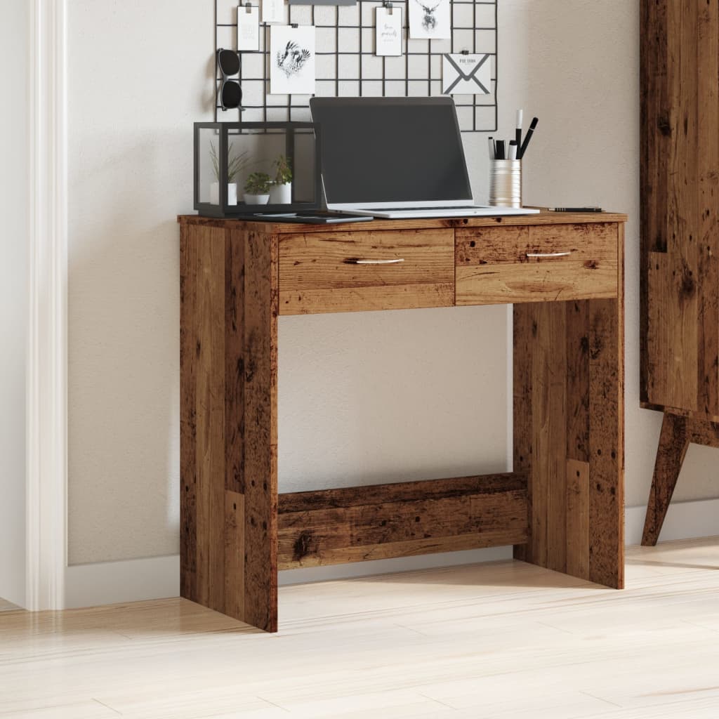 vidaXL Schreibtisch Weiß 80×40×75 cm Holzwerkstoff