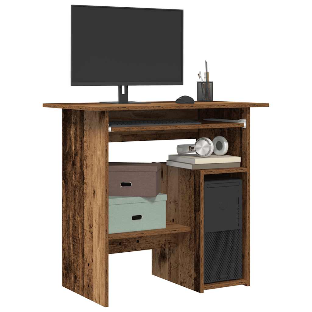 vidaXL Schreibtisch Weiß 80x45x74 cm Holzwerkstoff