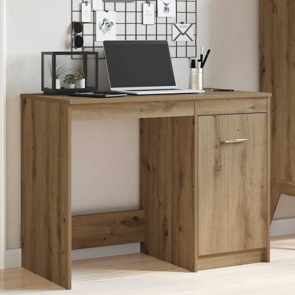 vidaXL Schreibtisch Weiß 100×50×76 cm Holzwerkstoff