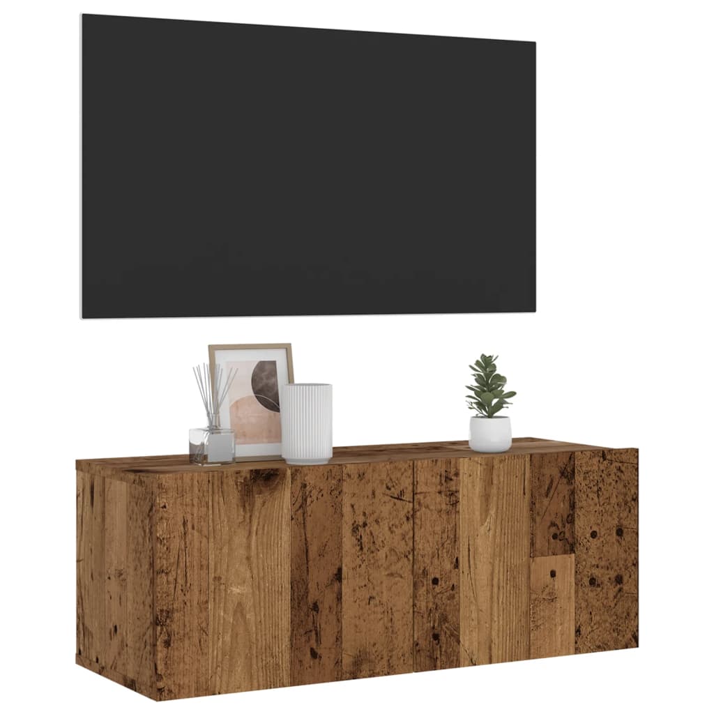 vidaXL TV-Schrank Weiß 80x30x30 cm Holzwerkstoff