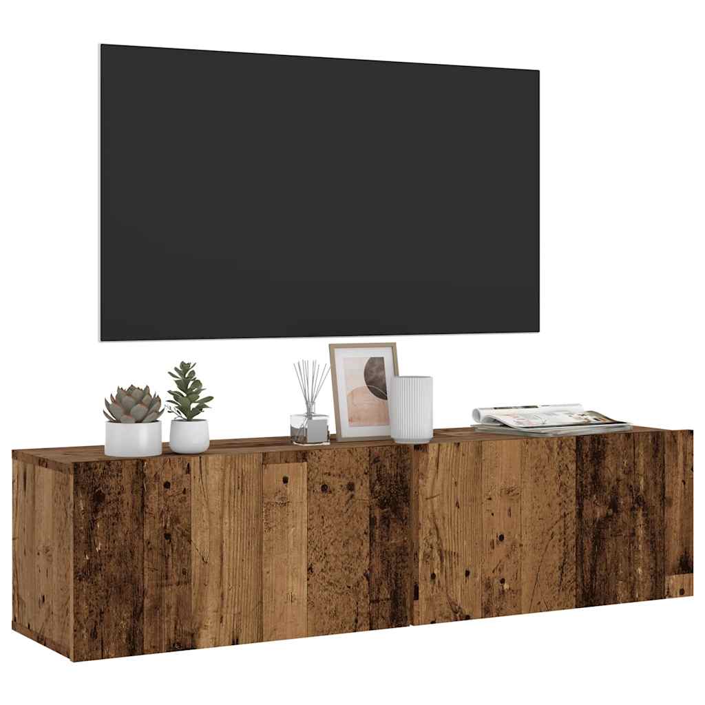 vidaXL TV-Schrank Weiß 80x30x30 cm Holzwerkstoff