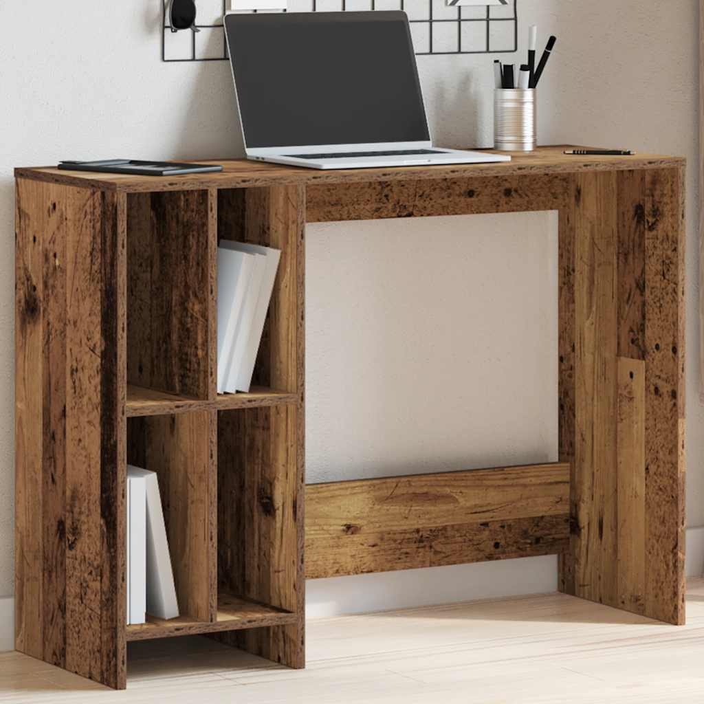 Computertisch Weiß 102,5x35x75 cm Holzwerkstoff