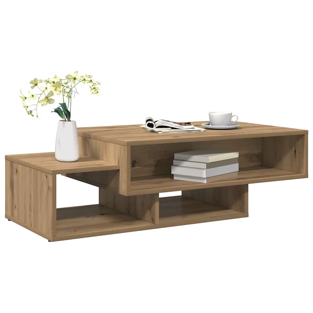 Couchtisch Weiß 105x55x32 cm Holzwerkstoff