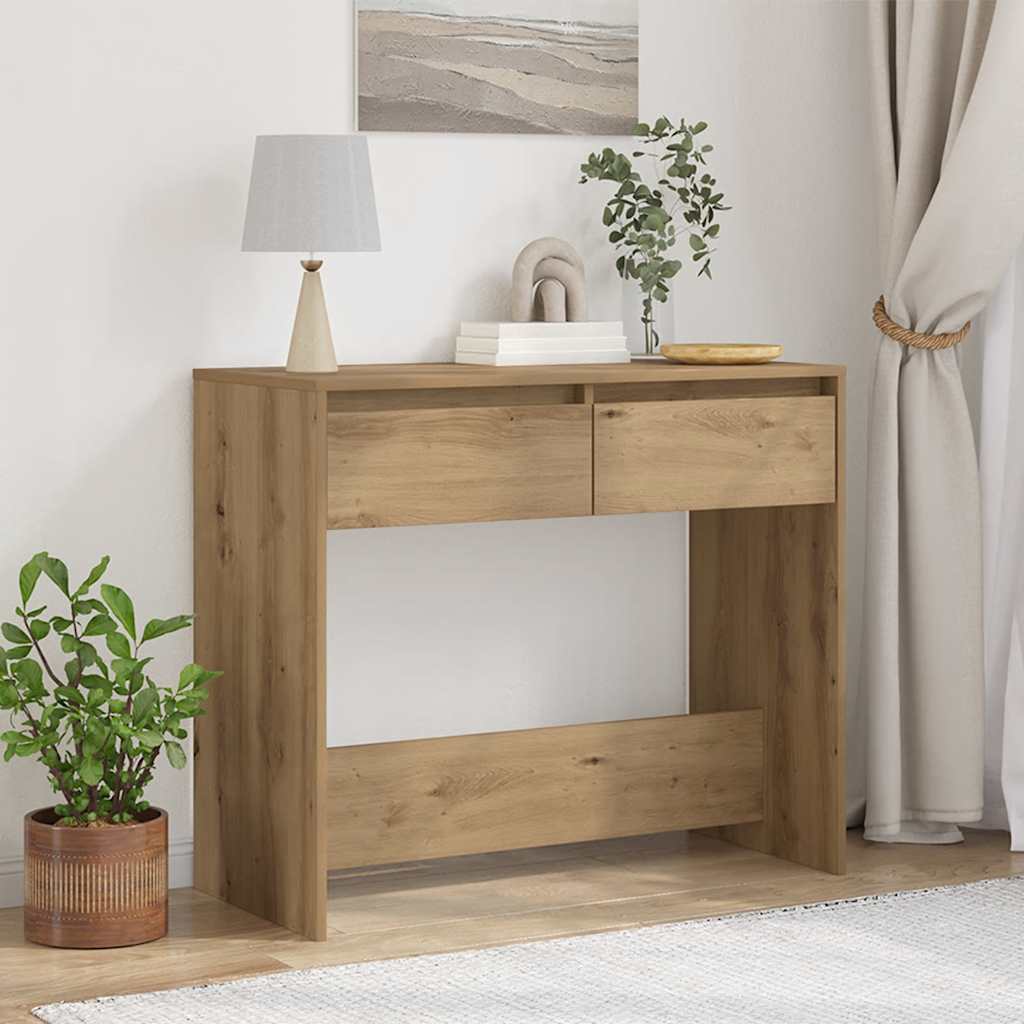 Konsolentisch Weiß 89x41x76,5 cm Holzwerkstoff