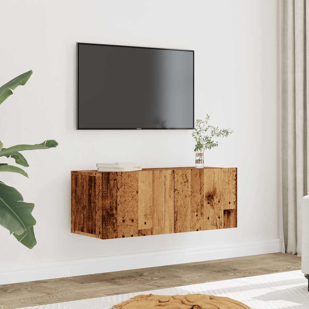 vidaXL TV-Schrank Weiß 80x30x30 cm Holzwerkstoff