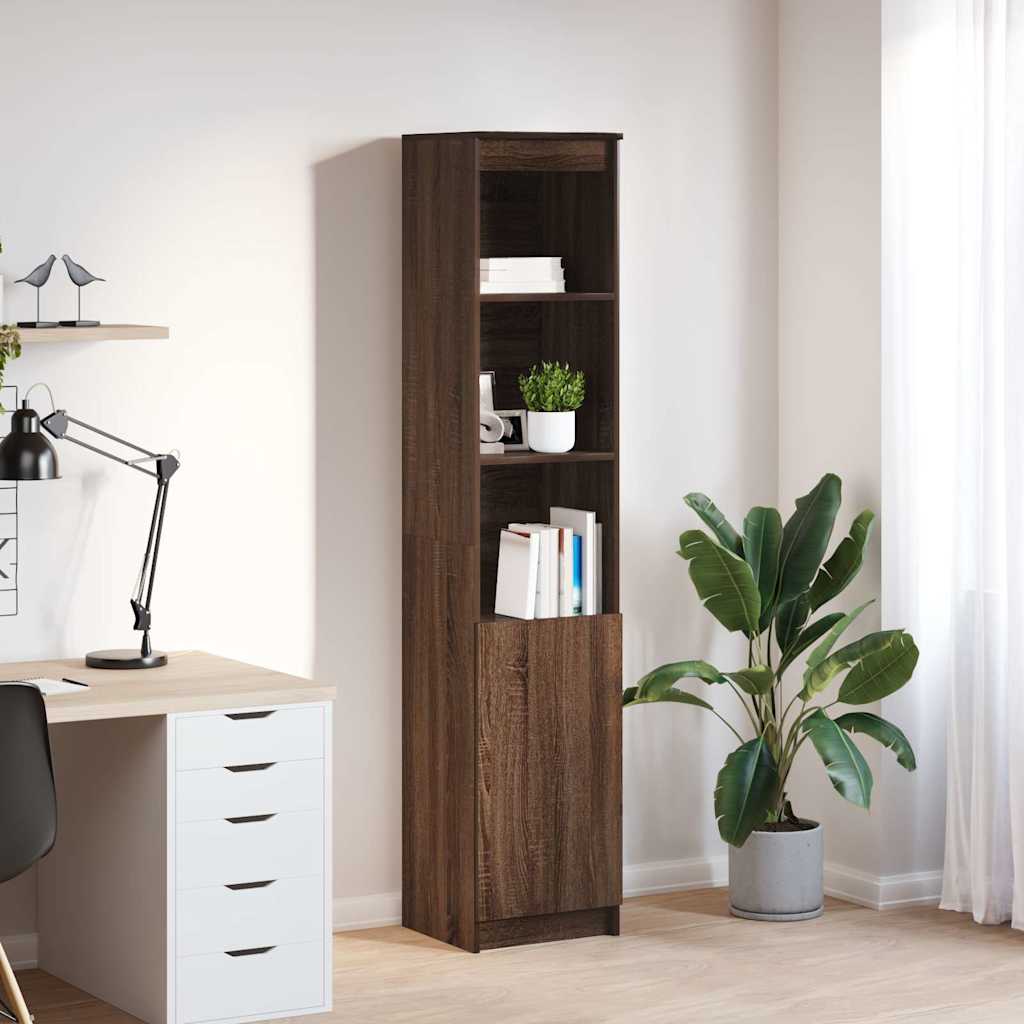vidaXL Highboard Weiß 50x35x180 cm Holzwerkstoff