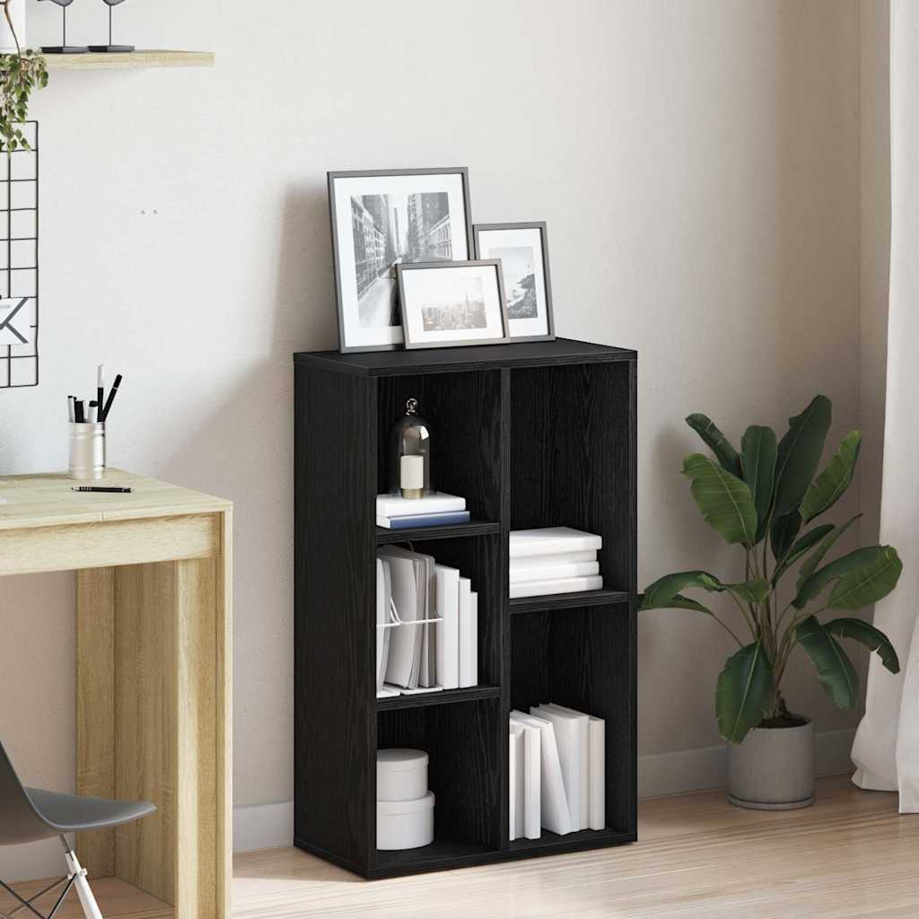 vidaXL Bücherregal/Sideboard Weiß 50x25x80 cm Holzwerkstoff