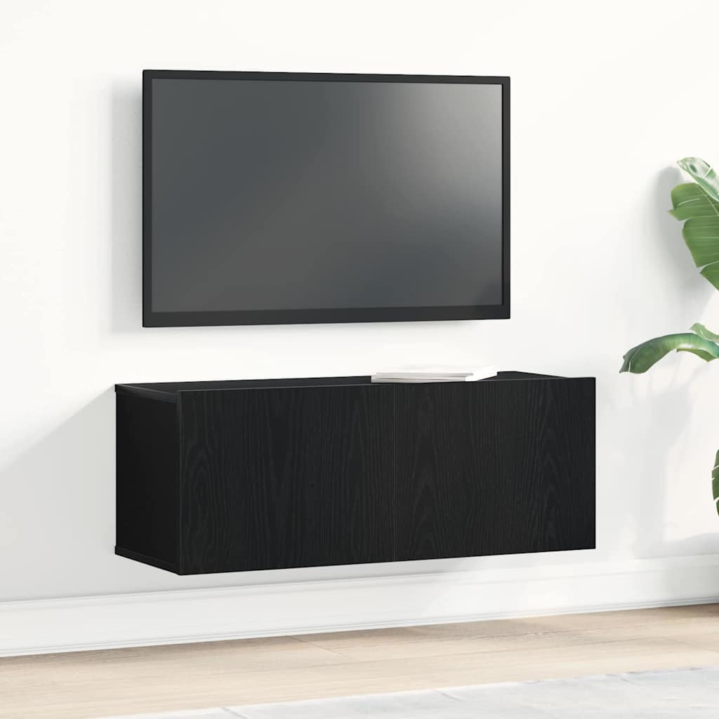TV-Schränke 2 Stk. Weiß 80x30x30 cm Holzwerkstoff