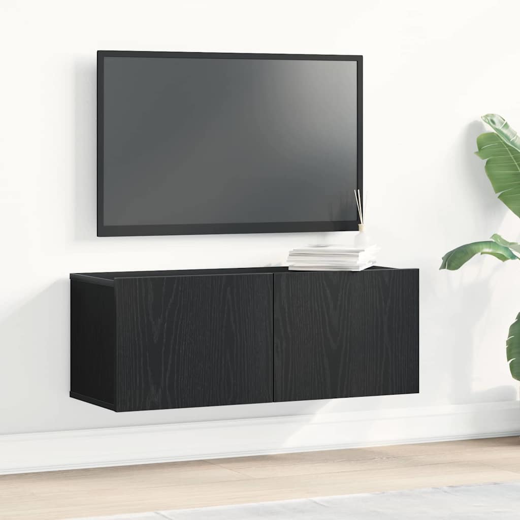 TV-Schränke 2 Stk. Weiß 80x30x30 cm Holzwerkstoff