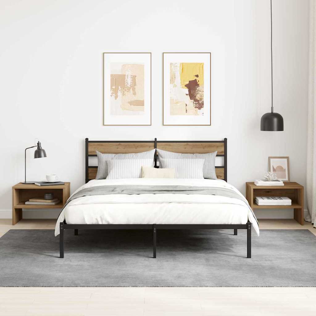 vidaXL Nachttisch Weiß 40x30x30 cm Holzwerkstoff