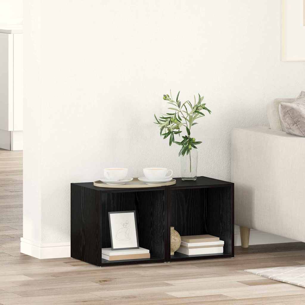 TV-Schrank Weiß 37x35x37 cm Holzwerkstoff