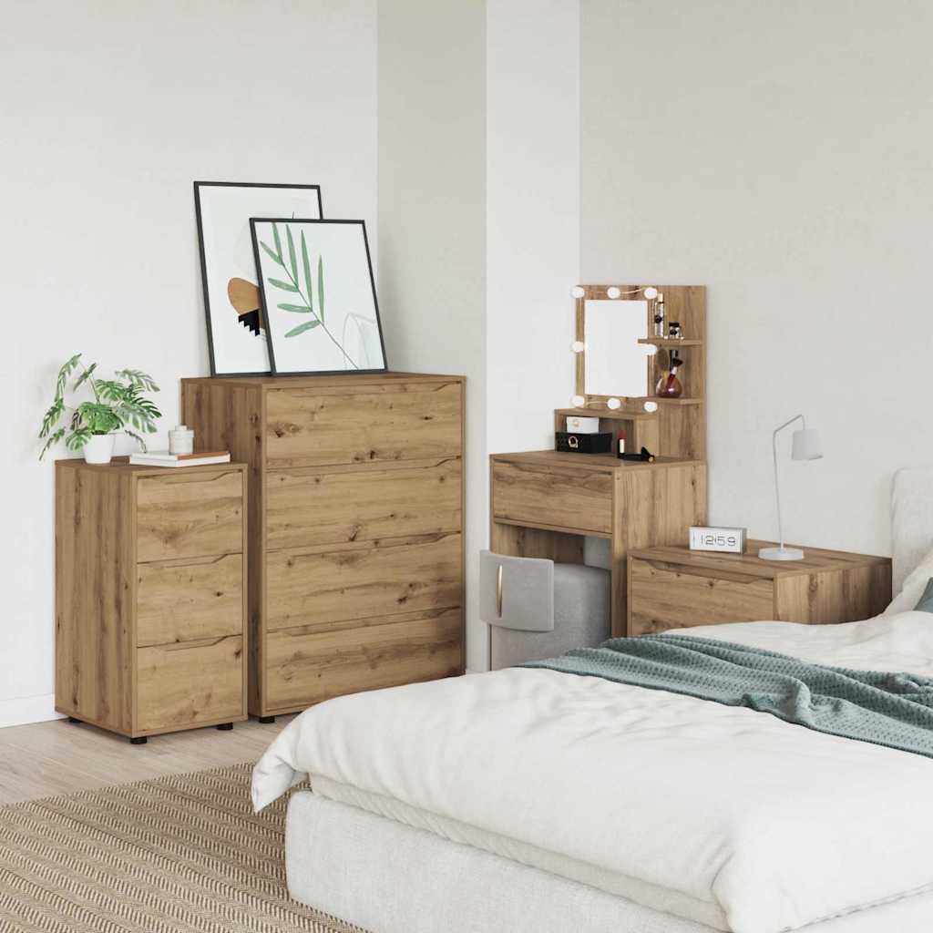 vidaXL Stauraumschränke 2 pcs Weiß 80 x 48 x 105 cm Holzwerkstoff