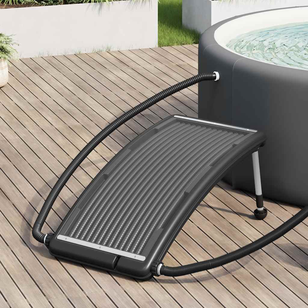 vidaXL Gebogene Solar-Heizpaneele für Pool 2 Stk. 110x65 cm