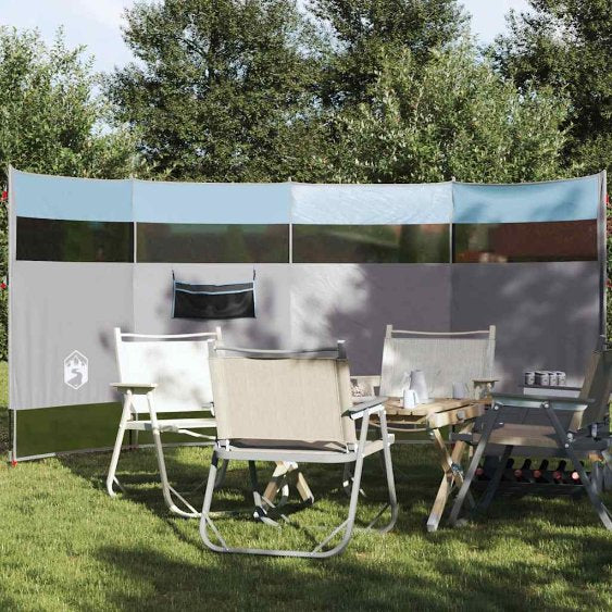 Camping-Windschutz Grün 510x153 cm Wasserdicht